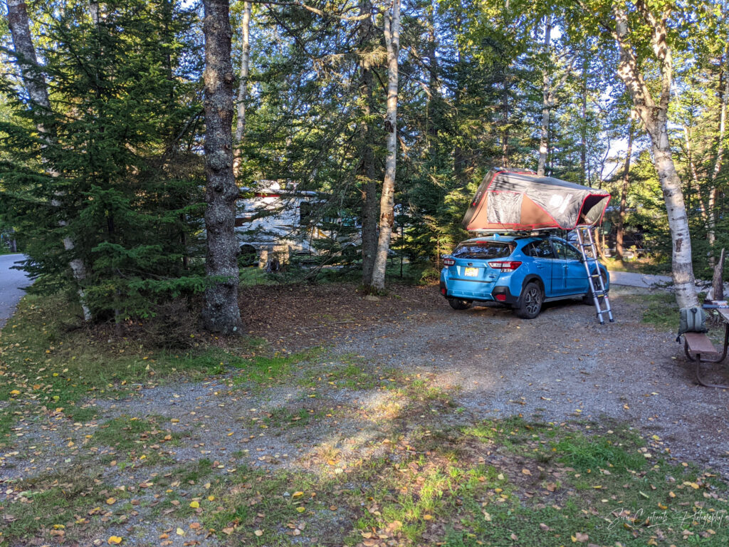 Seawall Campground Camp Site